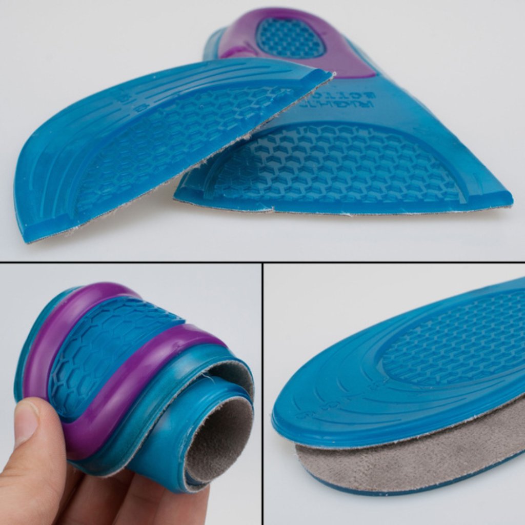 Pohľad na gélový materiál vložiek do obuvi Basic Thin