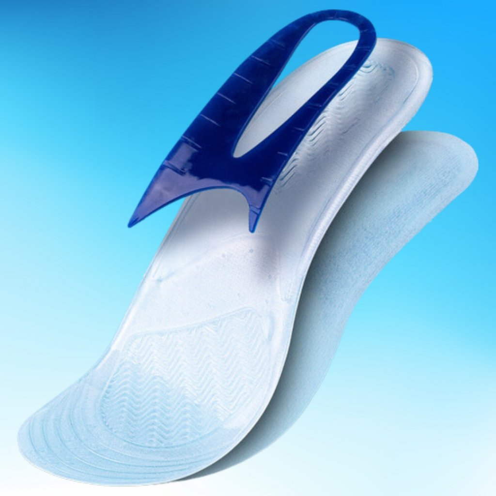 3D konštrukcia pohodlných gélových vložiek do topánok