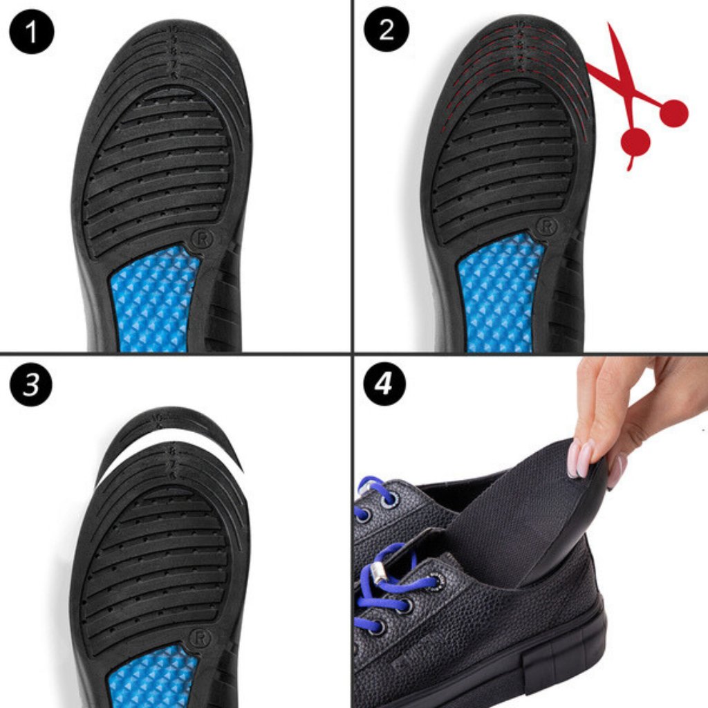 Odporúčané strihanie veľkosti vložiek do pracovných topánok Work